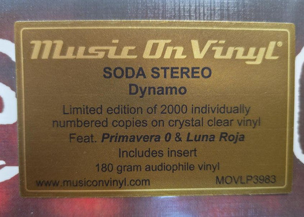 Soda Stereo : Dynamo (LP, Album, Ltd, Num, RE, Cry)