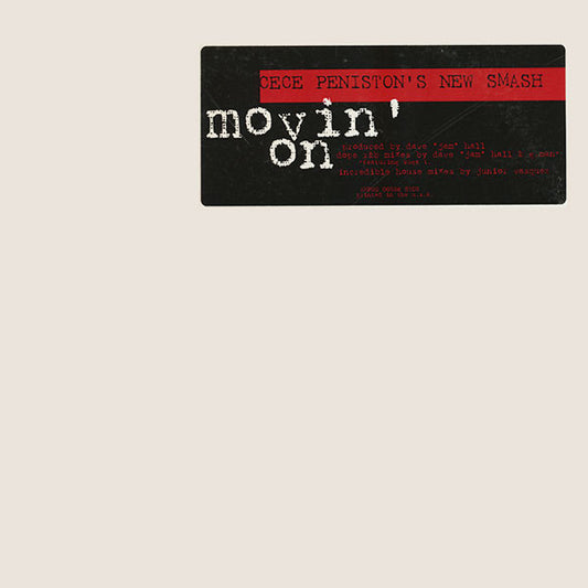 Ce Ce Peniston : Movin' On (2x12", Single, Promo)