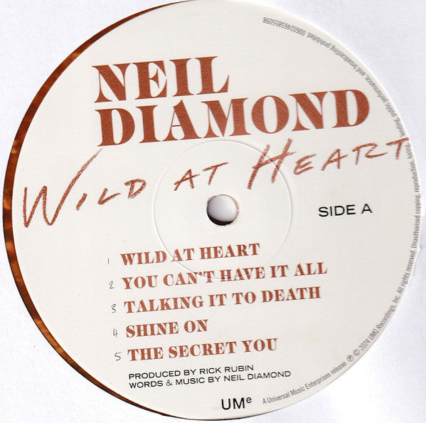 Neil Diamond : Wild At Heart (LP, Album, Ltd, Gat)