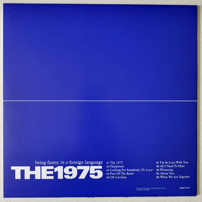 The 1975 : Being Funny In A Foreign Language (LP, Album, RP, Cle)