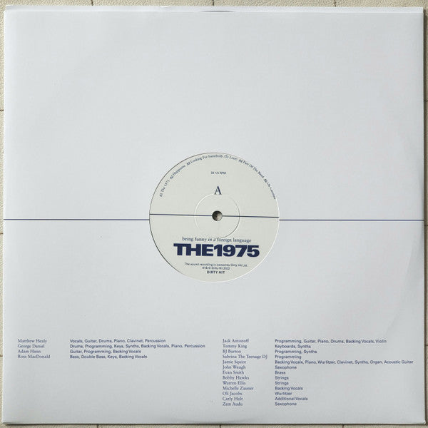 The 1975 : Being Funny In A Foreign Language (LP, Album, RP, Cle)