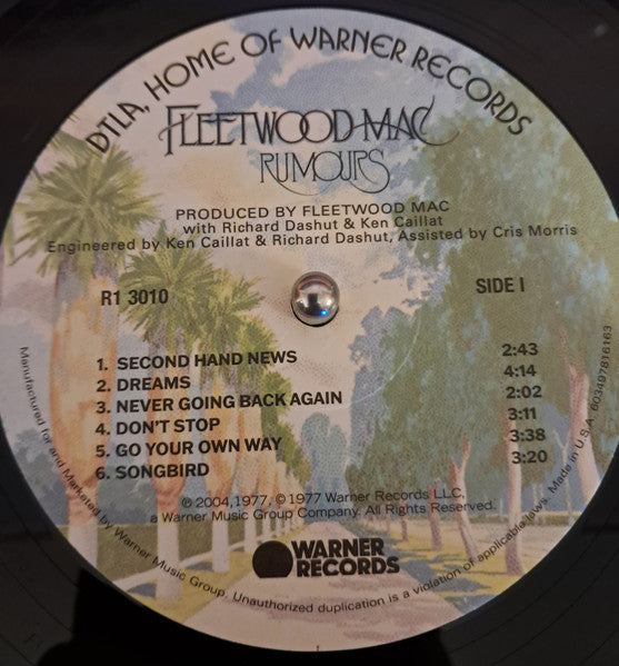Fleetwood Mac : Rumours (LP, Album, RE)