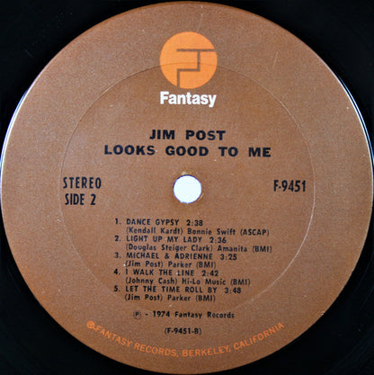Jim Post : Looks Good To Me (LP, Album)