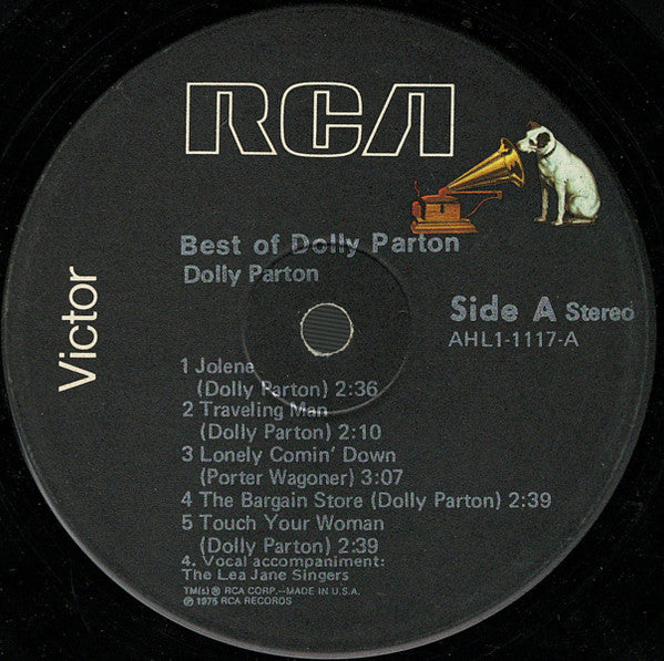 Dolly Parton : Best Of Dolly Parton (LP, Comp, RE, Ind)