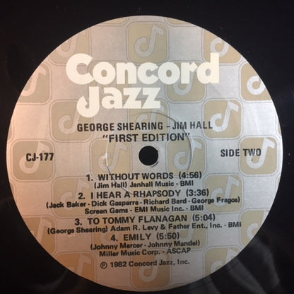 George Shearing / Jim Hall : First Edition (LP, Album)