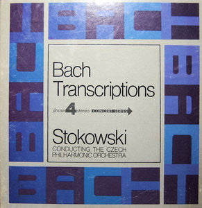 Leopold Stokowski Conducting  The Czech Philharmonic Orchestra : Bach Transcriptions (LP, Album)