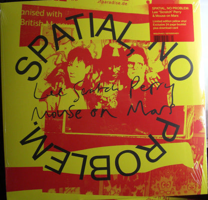 Lee "Scratch" Perry* & Mouse On Mars : Spatial, No Problem. (LP, Album, Ltd, Yel)