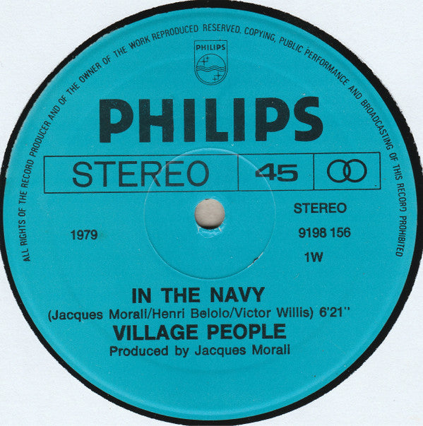 Village People : In The Navy (12", Maxi)