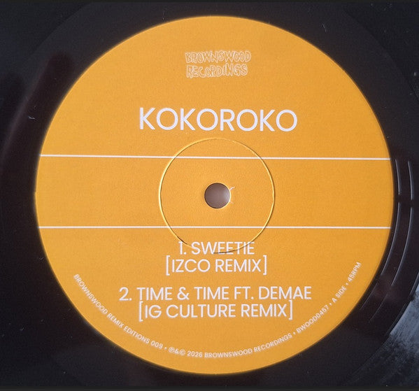 Kokoroko : Sweetie / Time & Time / Just Can't Wait (12", Ltd)