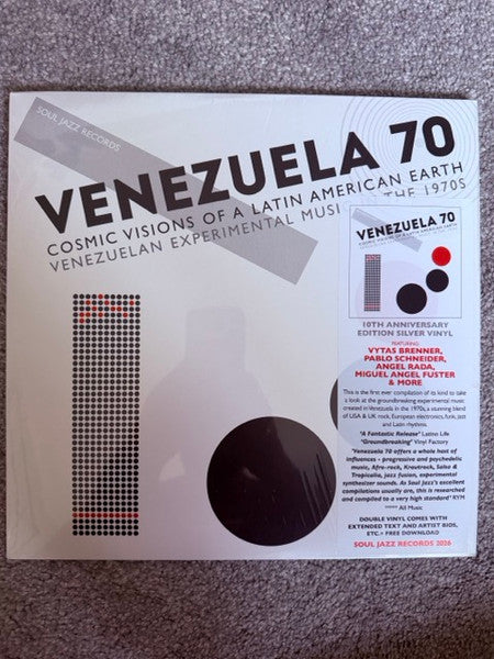Various : Venezuela 70 (Cosmic Visions Of A Latin American Earth: Venezuelan Experimental Rock In The 1970's) (2xLP, Comp, RE, 10t)