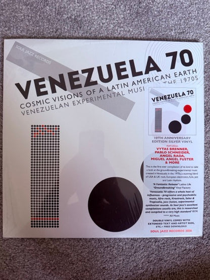 Various : Venezuela 70 (Cosmic Visions Of A Latin American Earth: Venezuelan Experimental Rock In The 1970's) (2xLP, Comp, RE, 10t)
