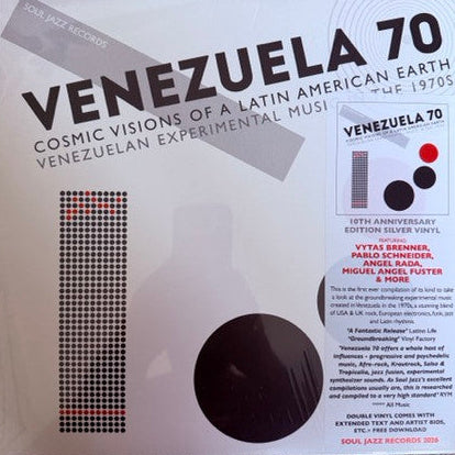 Various : Venezuela 70 (Cosmic Visions Of A Latin American Earth: Venezuelan Experimental Rock In The 1970's) (2xLP, Comp, RE, 10t)