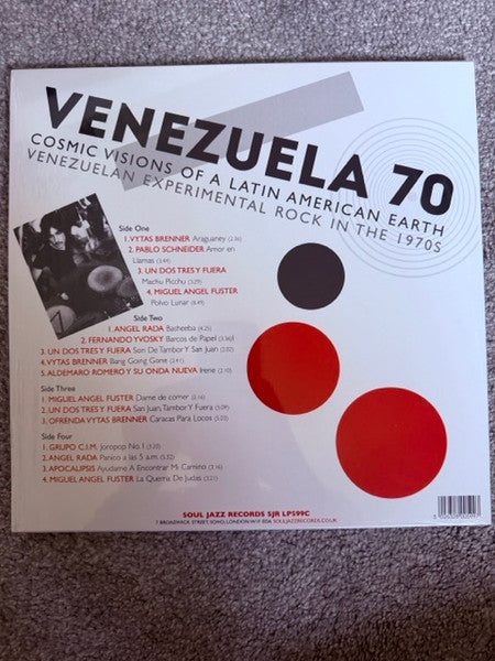 Various : Venezuela 70 (Cosmic Visions Of A Latin American Earth: Venezuelan Experimental Rock In The 1970's) (2xLP, Comp, RE, 10t)