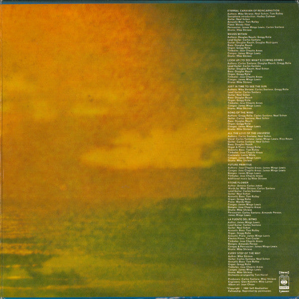 Santana : Caravanserai (LP, Album, Gat)