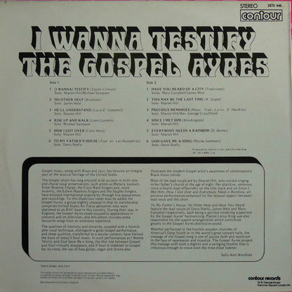 Gospel Ayres : I Wanna Testify (LP)