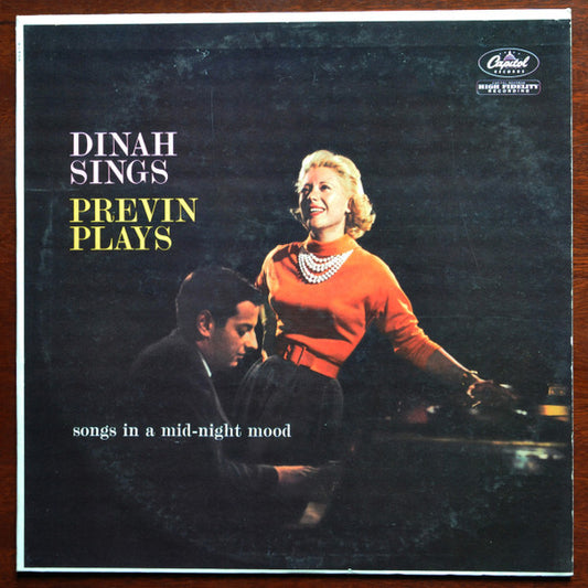 Dinah Shore &  The André Previn Trio : Dinah Sings, Previn Plays (LP, Mono)