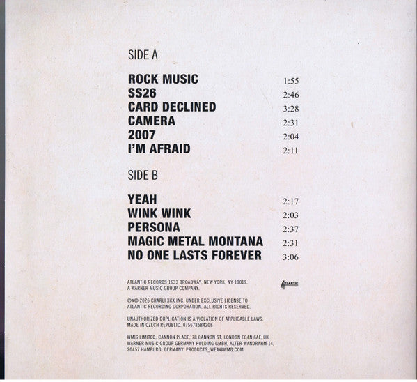 Charli XCX : Music, Fashion, Film (LP, Album)