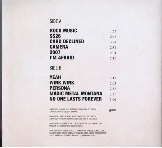 Charli XCX : Music, Fashion, Film (LP, Album)
