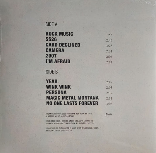 Charli XCX : Music, Fashion, Film (LP, Album)