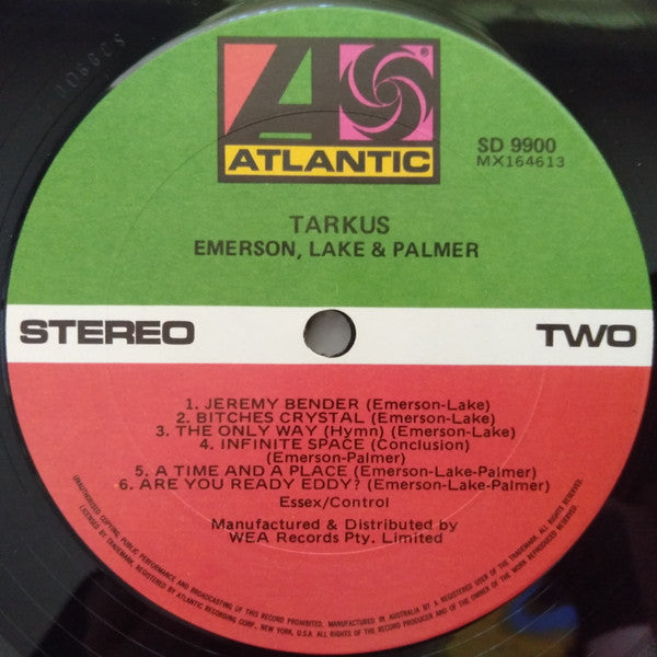 Emerson, Lake & Palmer : Tarkus (LP, Album, Gat)