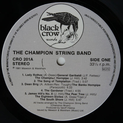 The Champion String Band : The Champion String Band (LP, Album)