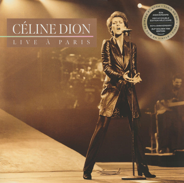 Céline Dion : Live À Paris (2xLP, Album, RE, Gol)
