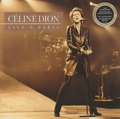 Céline Dion : Live À Paris (2xLP, Album, RE, Gol)
