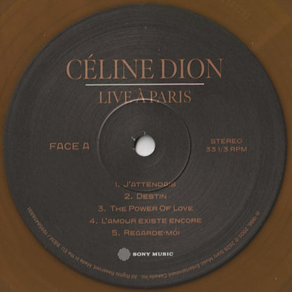 Céline Dion : Live À Paris (2xLP, Album, RE, Gol)