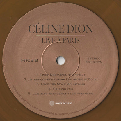 Céline Dion : Live À Paris (2xLP, Album, RE, Gol)