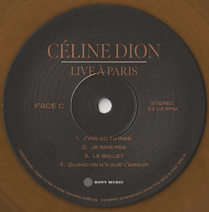 Céline Dion : Live À Paris (2xLP, Album, RE, Gol)