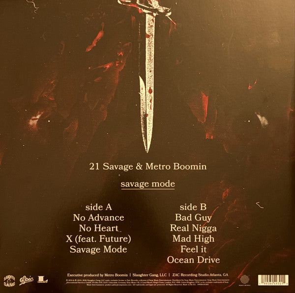 21 Savage & Metro Boomin : Savage Mode (LP, EP, RE, Bla)