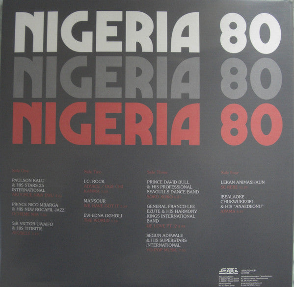 Various : Nigeria 80 (2xLP, Comp)
