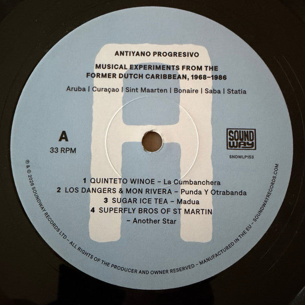 Various : Antiyano Progresivo (Musical Experiments From The Former Dutch Caribbean, 1968-1986) (2xLP, Comp)