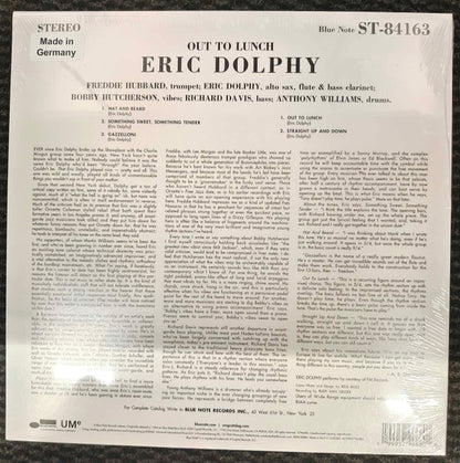 Eric Dolphy : Out To Lunch! (LP, Album, RE, 140)