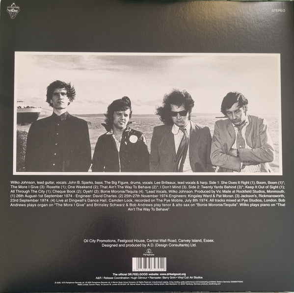 Dr. Feelgood : Down By The Jetty (LP, Album, RE, RM)