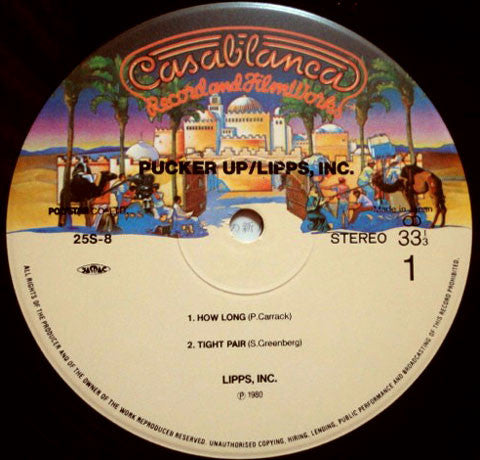 Lipps, Inc. : Pucker Up (LP, Album)
