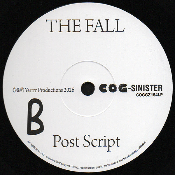 The Fall : Post Script (LP)