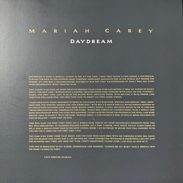Mariah Carey : Daydream (3xLP, Album, Dlx, RE, Iri)