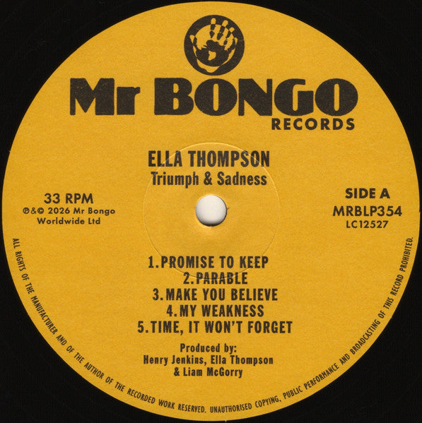 Ella Thompson : Triumph And Sadness (LP, Album)