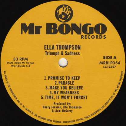 Ella Thompson : Triumph And Sadness (LP, Album)