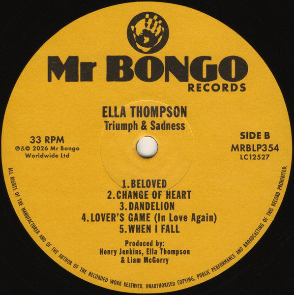 Ella Thompson : Triumph And Sadness (LP, Album)