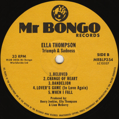 Ella Thompson : Triumph And Sadness (LP, Album)