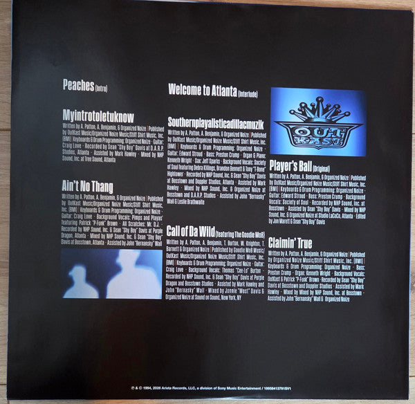 OutKast : Southernplayalisticadillacmuzik (2xLP, Album, RE, RM, RP, Tan)