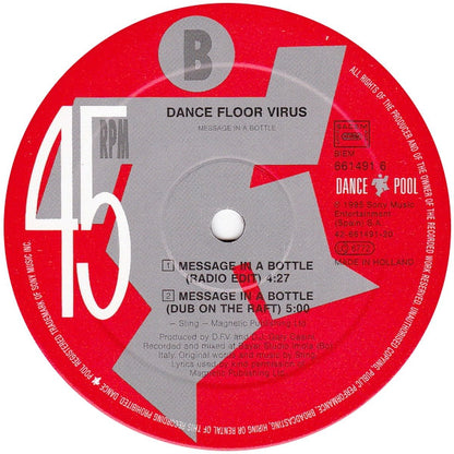 Dance Floor Virus Presents The Ballroom (2) : Message In A Bottle (12")