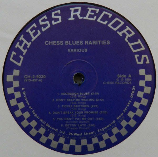 Various : Blues Rarities - Rare And Unissued Recordings (2xLP, Comp, RE)
