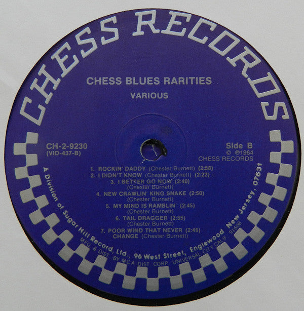 Various : Blues Rarities - Rare And Unissued Recordings (2xLP, Comp, RE)