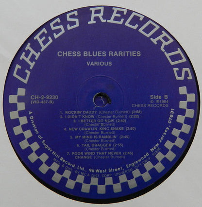 Various : Blues Rarities - Rare And Unissued Recordings (2xLP, Comp, RE)