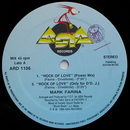 Mark Farina (2) : Rock Of Love (12")