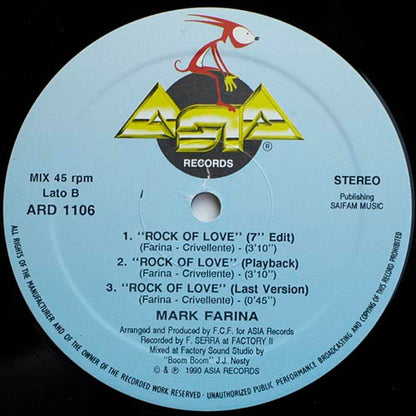 Mark Farina (2) : Rock Of Love (12")