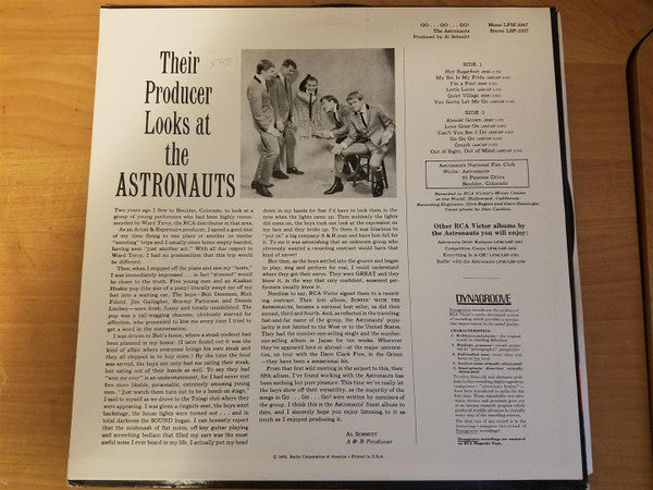 The Astronauts (3) : Go...Go...Go!! (LP, Album, Mono)